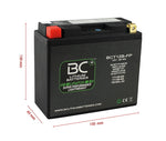 BC Lithium Batteries BCT12B-FP Batteria Moto Litio LiFePO4, 1,1 kg, 12V, YT12B-BS / YT14B-BS / YB16AL-A2 - BC Battery Controller