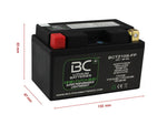 BC Lithium Batteries BCTZ10S-FP Batteria Moto al Litio LiFePO4, 0,8 kg, 12V, HJTZ10S-FP/ YTX7A-BS / YTZ10S / YTX12-BS / YTX12A-BS / YB12B-B2 /FTZ9 BS/YT12A-BS