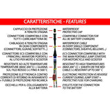 Connettore Rapido Caricabatterie - BBC Bike Booster Cable, 80 cm - BC Battery Controller